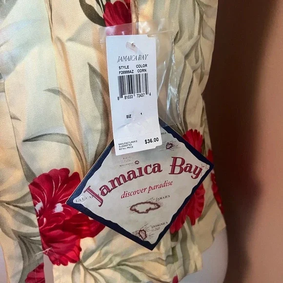 NWT Jamaica Bay floral women’s vest - Picture 3 of 4